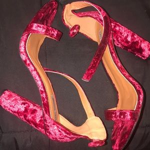 Red Velvet heels